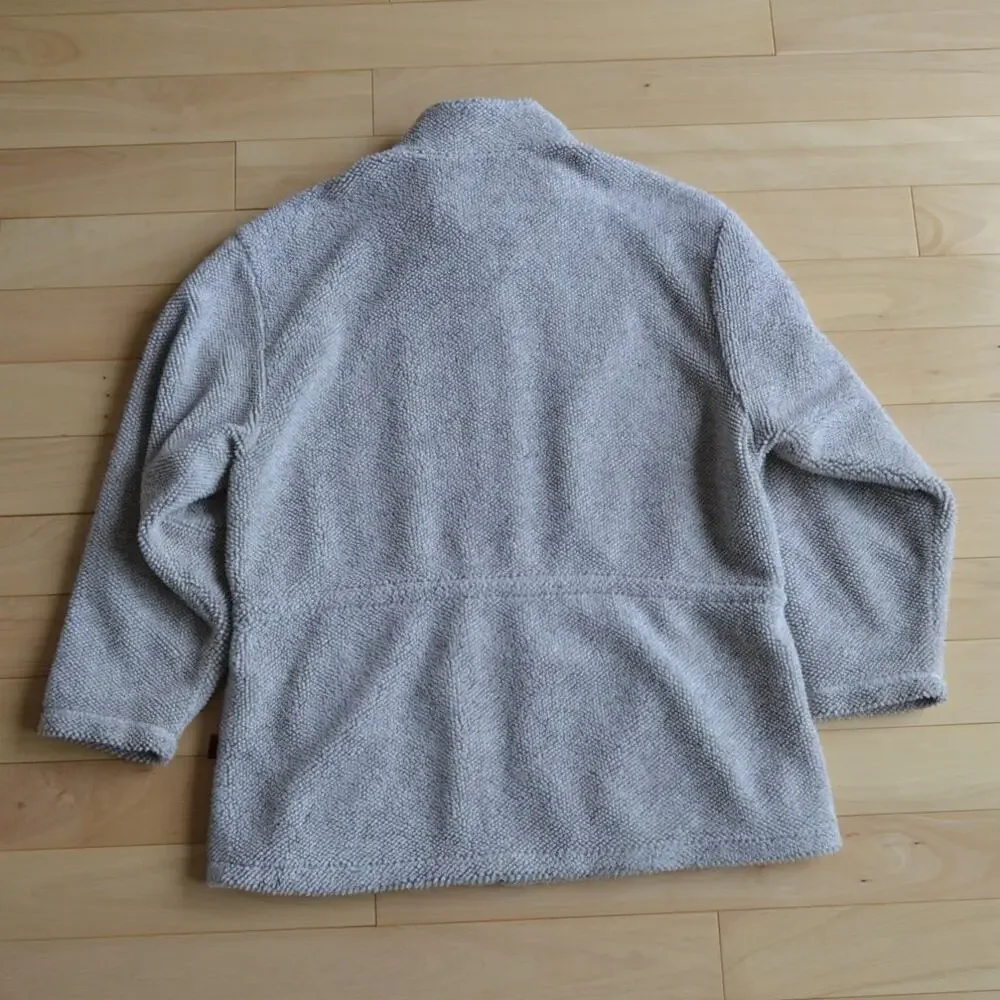 Woolrich Sherpa Fleece Full Zip Jacket Tan Size Large